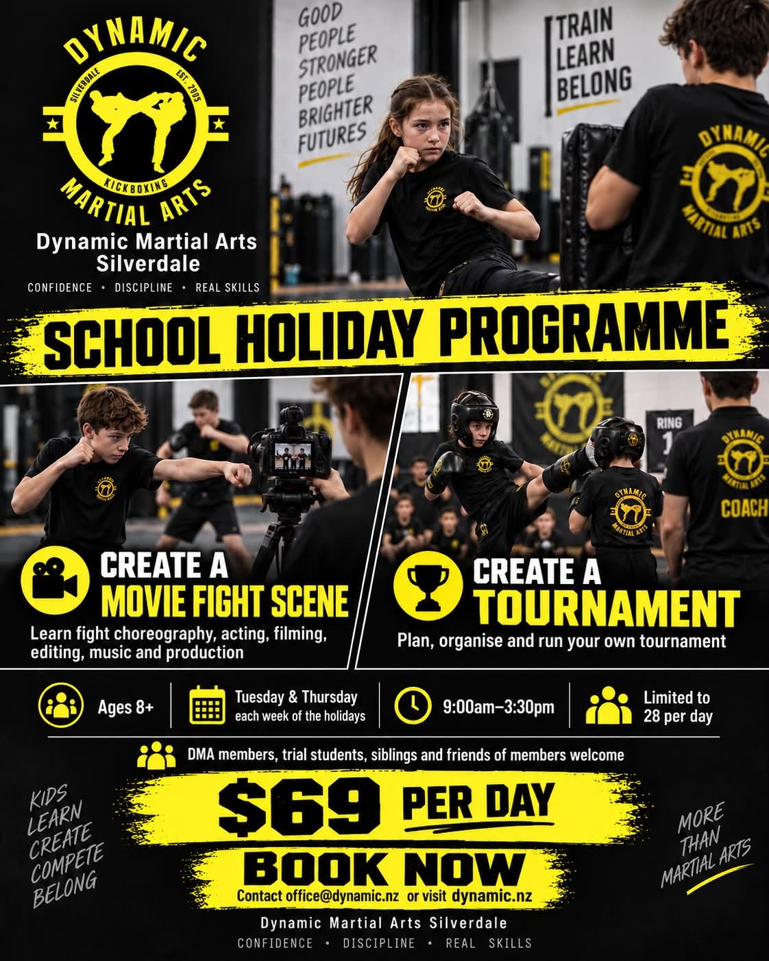 DMA Holiday Program 2026 - Create a Tournament